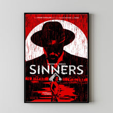 Sinners 2025 Poster Art Print Movie Posters TV Posters Gift for Movie lovers 7