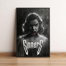Sinners Hailee Steinfeld Movie Poster, Black & White Horror Wall Art Print, Ryan Coogler Glossy Large Format Wall Art, Decor Perfect Gift 4295782166