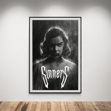 Sinners Hailee Steinfeld Movie Poster, Black & White Horror Wall Art Print, Ryan Coogler Glossy Large Format Wall Art, Decor Perfect Gift 4295782166