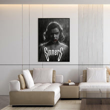 Sinners Hailee Steinfeld Movie Poster, Black & White Horror Wall Art Print, Ryan Coogler Glossy Large Format Wall Art, Decor Perfect Gift 4295782166