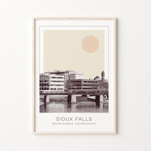 Sioux Falls Poster Print, Sioux Falls Travel Poster, Sioux Falls Minimalistic Wall Art, Sioux Falls, South Dakota, United States 1882438071