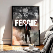 Sir Alex Ferguson Football Poster Manchester United Football Art Print 4397972571