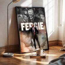 Sir Alex Ferguson Football Poster Manchester United Football Art Print 4397972571