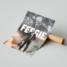 Sir Alex Ferguson Football Poster Manchester United Football Art Print 4397972571