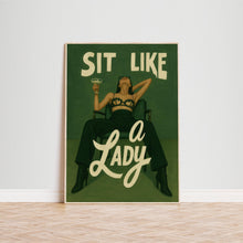 Sit Like a Lady – Bold Feminist Poster, Empowering Female Wall Art Print 4297701353