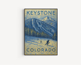 Ski Keystone Print