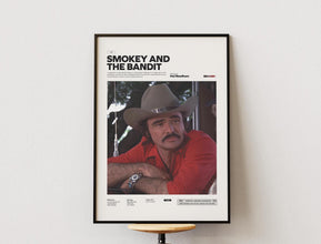 Smokey and the Bandit Poster  Burt Reynolds Poster Print  Special Design Poster  Alternative Movie Poster Collage, Room Decor Idea 1876734175