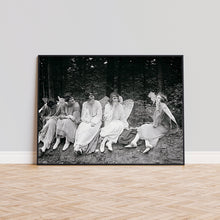 Smoking Angels Print, Black Sabbath Heaven and Hell, Black and White Wall Art, Vintage Print, Photography Prints, Museum Quality Photo Print 1606604626