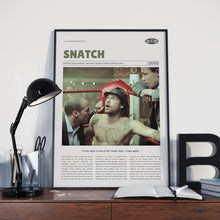 Snatch, Guy Ritchie, Retro Movie Poster, Custom Movie Poster 4421166437