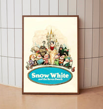 Snow White and the Seven Dwarfs 1938Poster Art Print Movie Posters Gift for Movie lovers