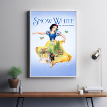 Snow White and the Seven Dwarfs 1938Poster Art Print Movie Posters Gift for Movie lovers 3