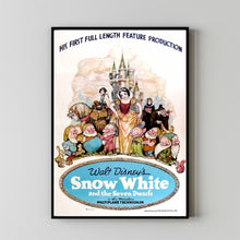 Snow White and the Seven Dwarfs 1938Poster Art Print Movie Posters Gift for Movie lovers 4
