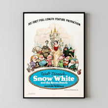 Snow White and the Seven Dwarfs 1938Poster Art Print Movie Posters Gift for Movie lovers 5