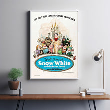 Snow White and the Seven Dwarfs 1938Poster Art Print Movie Posters Gift for Movie lovers 5