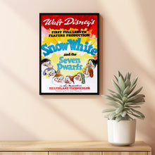 Snow White and the Seven Dwarfs 1938Poster Art Print Movie Posters Gift for Movie lovers 6