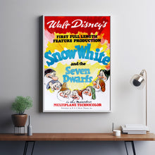 Snow White and the Seven Dwarfs 1938Poster Art Print Movie Posters Gift for Movie lovers 6