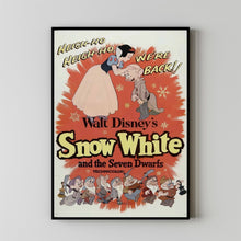 Snow White and the Seven Dwarfs 1938Poster Art Print Movie Posters Gift for Movie lovers 7