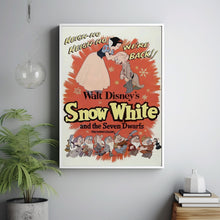 Snow White and the Seven Dwarfs 1938Poster Art Print Movie Posters Gift for Movie lovers 7