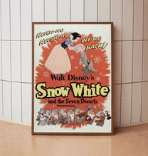 Snow White and the Seven Dwarfs 1938Poster Art Print Movie Posters Gift for Movie lovers 7