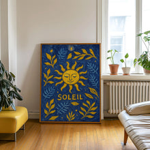 Soleil Colourful Summer Print, Retro Sun Poster, Abstract Modern Sun Decor, Trendy Pink And Yellow Sun Art, Boho Contemporary Aesthetic Art (2)