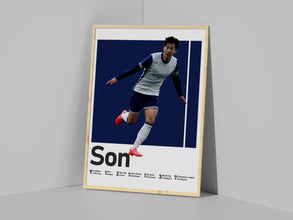 Son Heung-min Poster South Korean Soccer Star Wall Art Sport Poster 1850151952