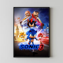 Sonic the Hedgehog 3 2024 Poster Art Print Movie Posters TV Posters Gift for Movie lovers 1
