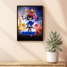 Sonic the Hedgehog 3 2024 Poster Art Print Movie Posters TV Posters Gift for Movie lovers 1