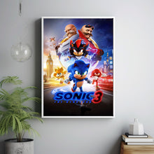 Sonic the Hedgehog 3 2024 Poster Art Print Movie Posters TV Posters Gift for Movie lovers 1