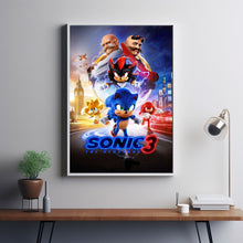 Sonic the Hedgehog 3 2024 Poster Art Print Movie Posters TV Posters Gift for Movie lovers 1