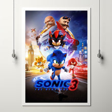 Sonic the Hedgehog 3 2024 Poster Art Print Movie Posters TV Posters Gift for Movie lovers 1