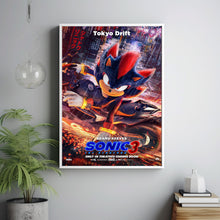 Sonic the Hedgehog 3 2024 Poster Art Print Movie Posters TV Posters Gift for Movie lovers 2