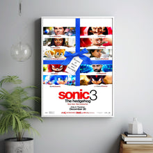 Sonic the Hedgehog 3 2024 Poster Art Print Movie Posters TV Posters Gift for Movie lovers 3