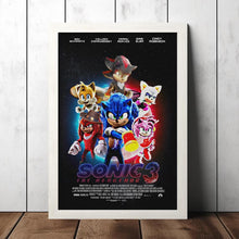 Sonic the Hedgehog 3 Adventure Animation Movie Poster, Gift Poster, Film Fan Collectibles ,Room Decor, Home Decor, Wall Art, Posters Gifts 1783912796