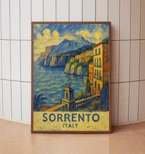 Sorrento Italy Coast Travel Print, Sorrento Italy Travel Poster Print, Sorrento Wall Art, Italy Coast Travel Wall Decor