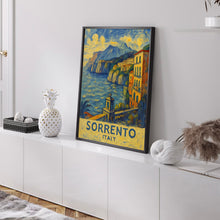 Sorrento Italy Coast Travel Print, Sorrento Italy Travel Poster Print, Sorrento Wall Art, Italy Coast Travel Wall Decor