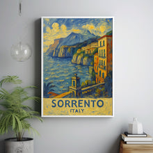 Sorrento Italy Coast Travel Print, Sorrento Italy Travel Poster Print, Sorrento Wall Art, Italy Coast Travel Wall Decor