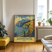 Sorrento Italy Coast Travel Print, Sorrento Italy Travel Poster Print, Sorrento Wall Art, Italy Coast Travel Wall Decor