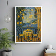 Sorrento Italy Lemons Coast Travel Print, Sorrento Italy Lemons Travel Poster Print, Sorrento Wall Art, Food, Fruit Wall Decor