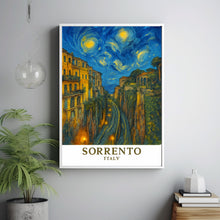 Sorrento Print Italy, Sorrento Photo Poster, Sorrento Travel Wall Art, Sorrento Map Print, Sorrento Van Gogh Style Print, Sorrento Wall Décor