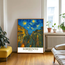 Sorrento Print Italy, Sorrento Photo Poster, Sorrento Travel Wall Art, Sorrento Map Print, Sorrento Van Gogh Style Print, Sorrento Wall Décor