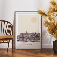Sousse Poster Print, Sousse Travel Poster, Sousse Minimalistic Wall Art, Sousse, Tunisia 1882439419