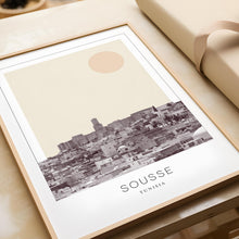 Sousse Poster Print, Sousse Travel Poster, Sousse Minimalistic Wall Art, Sousse, Tunisia 1882439419