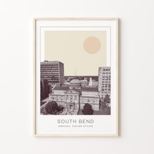 South Bend Poster Print, South Bend Travel Poster, South Bend Minimalistic Wall Art, South Bend, Indiana, United States 1882436653