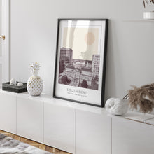 South Bend Poster Print, South Bend Travel Poster, South Bend Minimalistic Wall Art, South Bend, Indiana, United States 1882436653