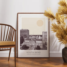 South Bend Poster Print, South Bend Travel Poster, South Bend Minimalistic Wall Art, South Bend, Indiana, United States 1882436653