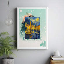 South Devon Watercolor Painting, Wall Art, Travel Poster, South Devon Print, Home Decor, Art Lovers Gift, C30-871