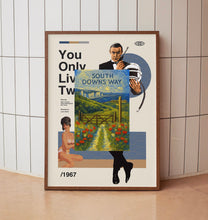 South Downs Way Poster, National Trail, National Park Poster, Sussex, Brighton Art, Winchester, Eastbourne, Beachy Head, Hiking, Rambling