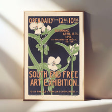 South End Free Art Exhibition, Vintage Art, Trendy Print, Art Nouveau Poster, Vintage Exhibition Poster 1847961432