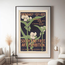 South End Free Art Exhibition, Vintage Art, Trendy Print, Art Nouveau Poster, Vintage Exhibition Poster 1847961432
