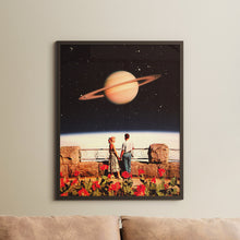 Space Love  Collage Art by Taudalpoi Retro Futurism, Vintage Collage, Scifi Poster, Romantic Art, Space Travel, Eclectic Artwork, Wall Art 1277471852